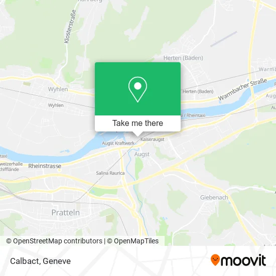 Calbact map