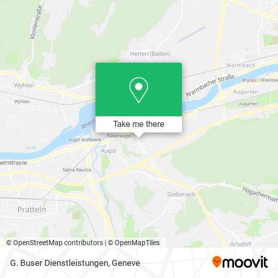 G. Buser Dienstleistungen map