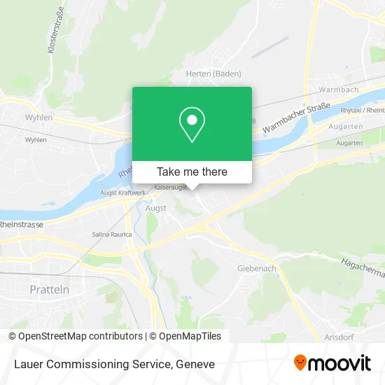 Lauer Commissioning Service map