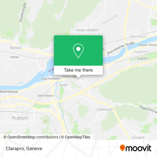 Clarapro map