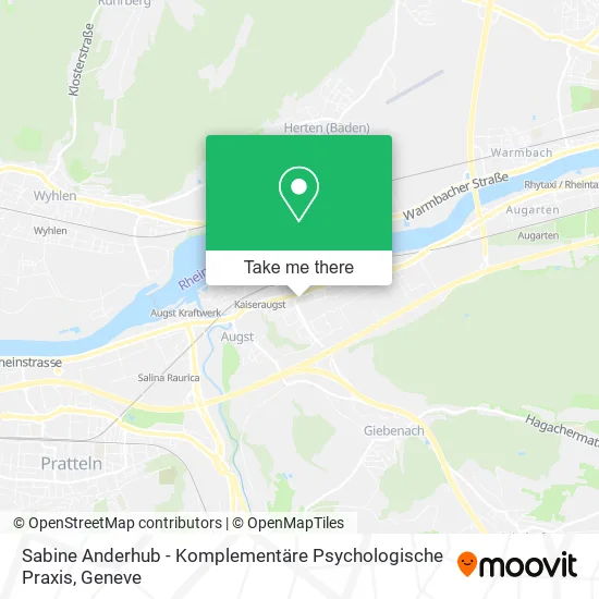 Sabine Anderhub - Komplementäre Psychologische Praxis map