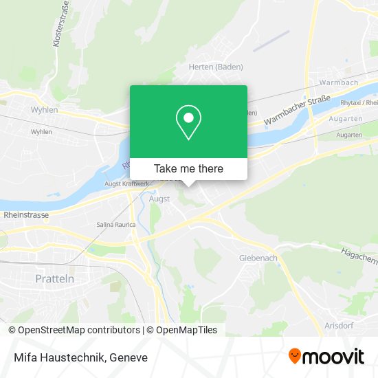 Mifa Haustechnik map