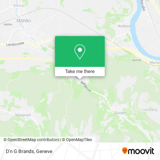 D'n G Brands map