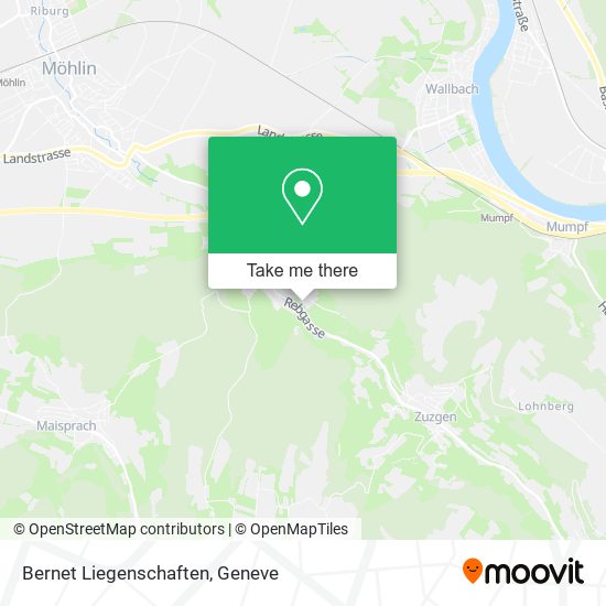 Bernet Liegenschaften map
