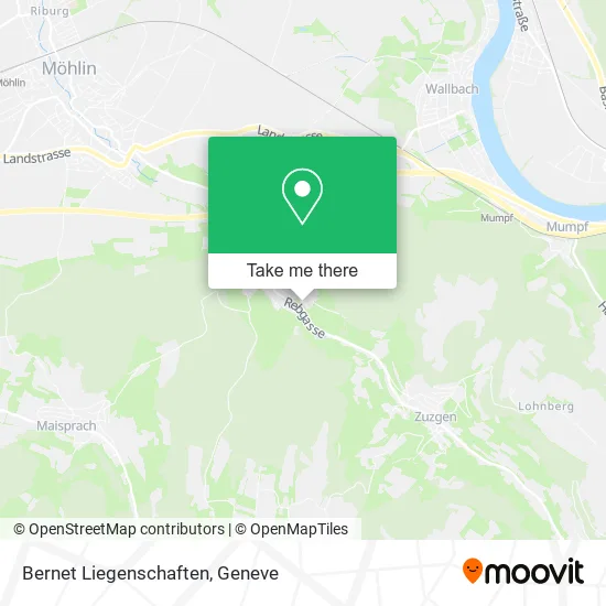 Bernet Liegenschaften map