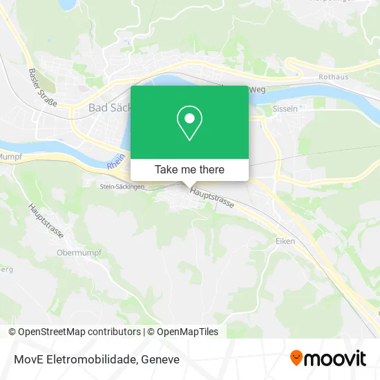 MovE Eletromobilidade map