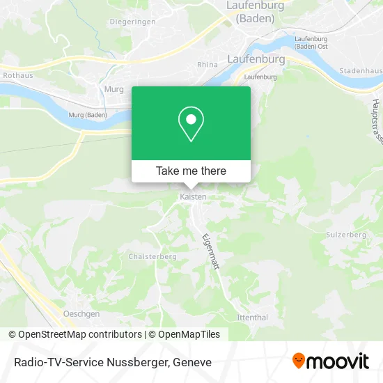 Radio-TV-Service Nussberger map