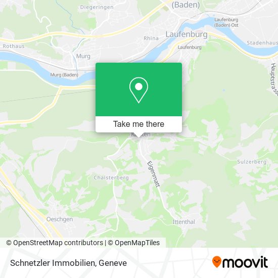 Schnetzler Immobilien map