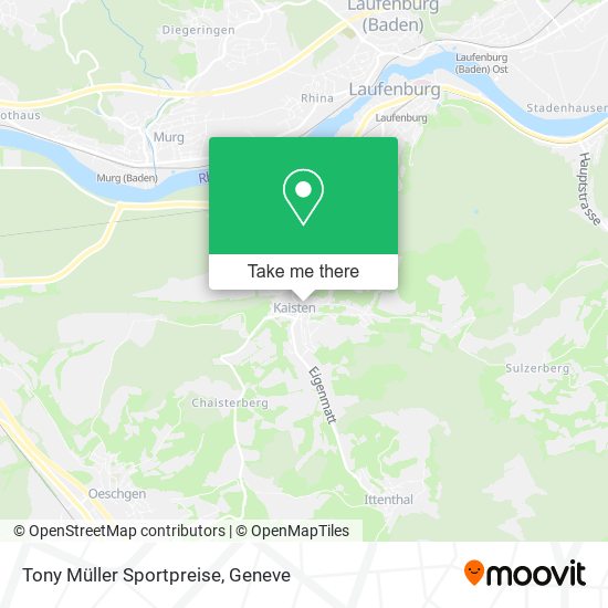 Tony Müller Sportpreise map