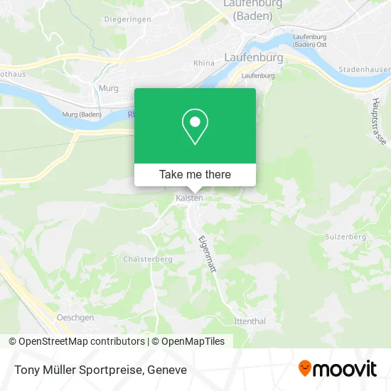 Tony Müller Sportpreise map