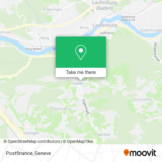 Postfinance map