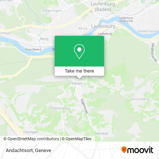 Andachtsort map