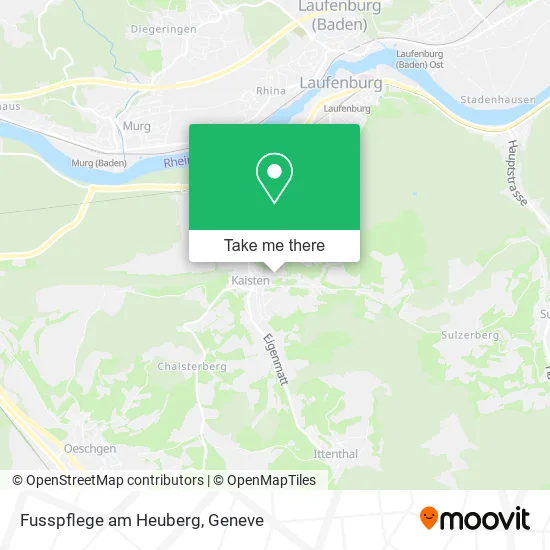 Fusspflege am Heuberg map