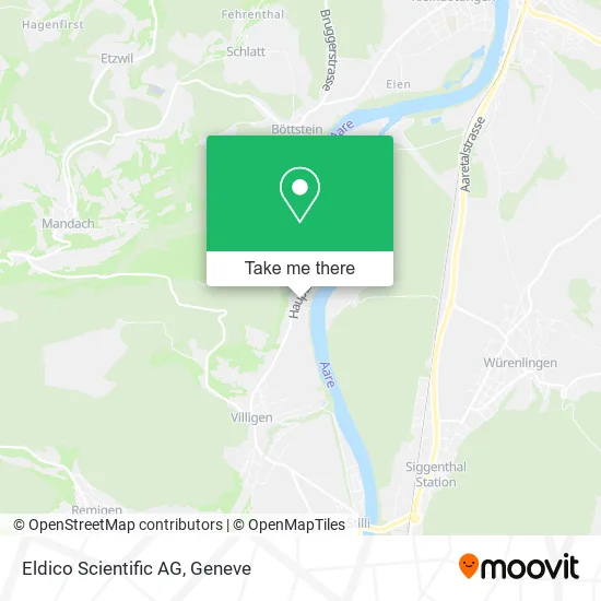 Eldico Scientific AG map