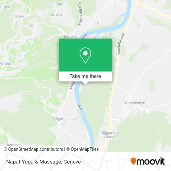 Napat Yoga & Massage map