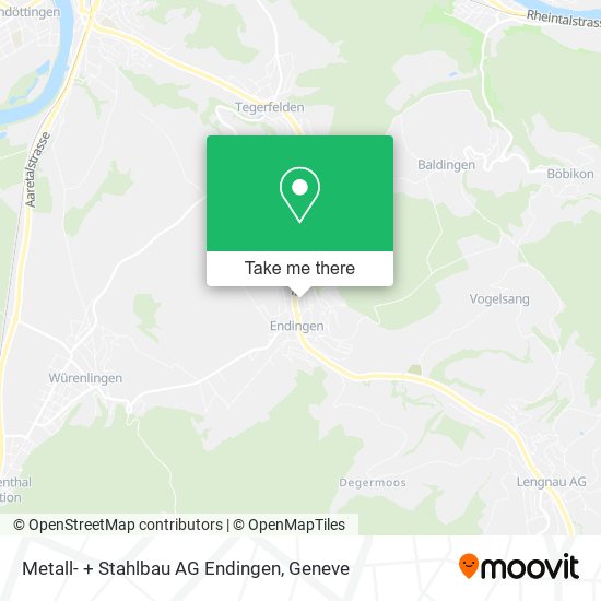 Metall- + Stahlbau AG Endingen map