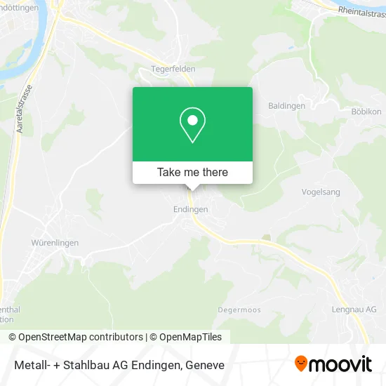 Metall- + Stahlbau AG Endingen map
