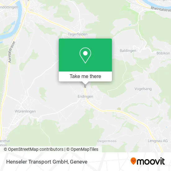 Henseler Transport GmbH map