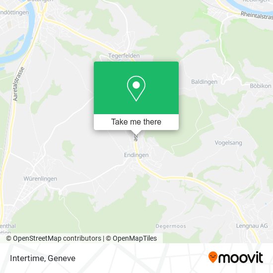 Intertime map