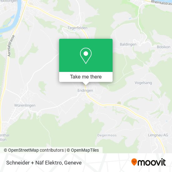 Schneider + Näf Elektro map