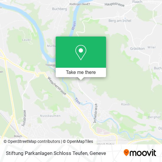 Stiftung Parkanlagen Schloss Teufen map