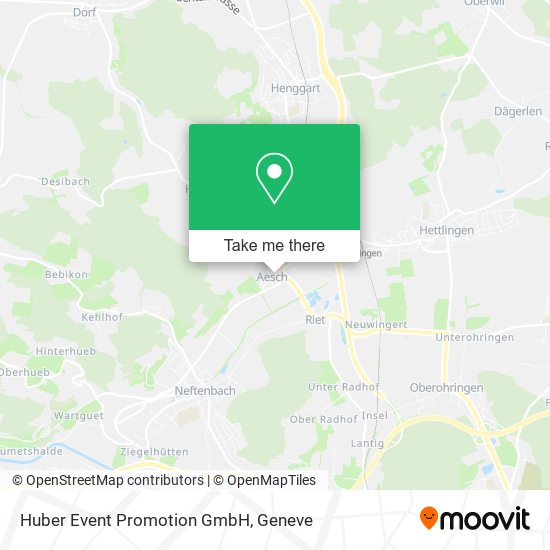 Huber Event Promotion GmbH map