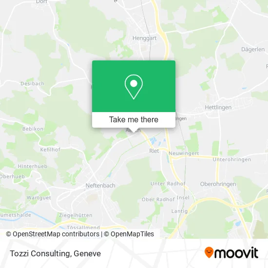 Tozzi Consulting map