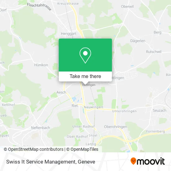 Swiss It Service Management map