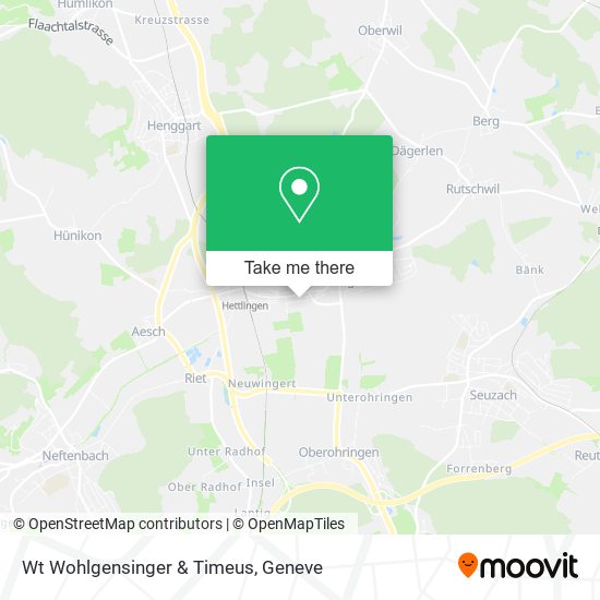 Wt Wohlgensinger & Timeus map