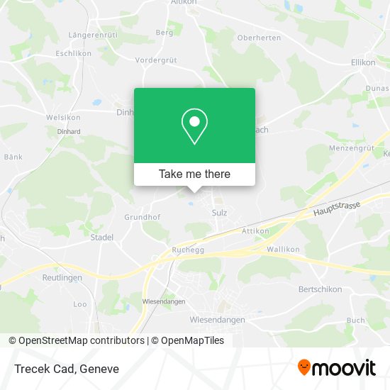Trecek Cad map