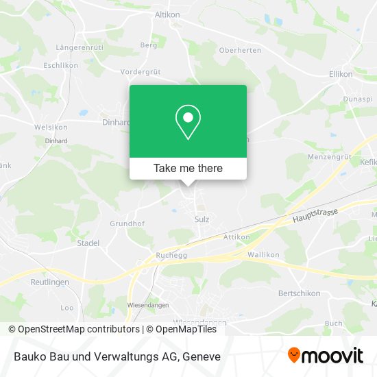 Bauko Bau und Verwaltungs AG map