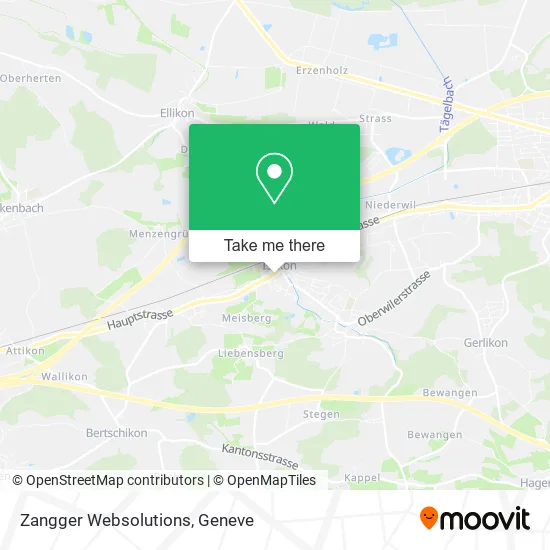 Zangger Websolutions map