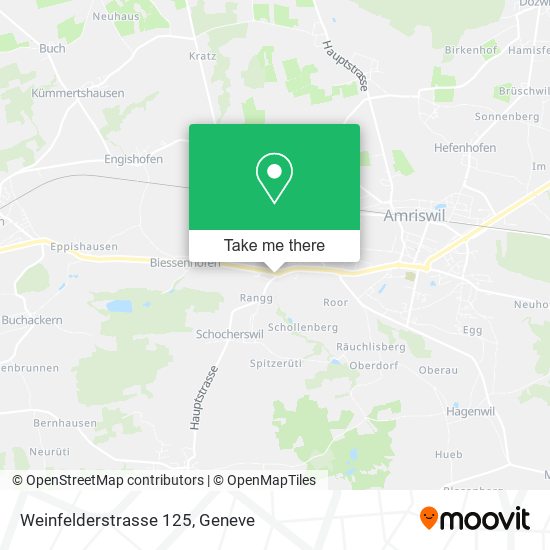 Weinfelderstrasse 125 map