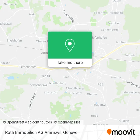 Roth Immobilien AG Amriswil map
