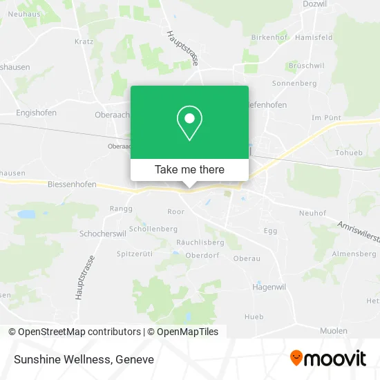 Sunshine Wellness map