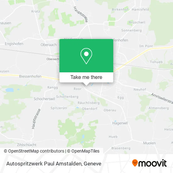 Autospritzwerk Paul Amstalden map