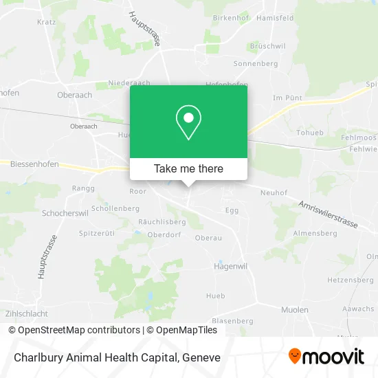 Charlbury Animal Health Capital map