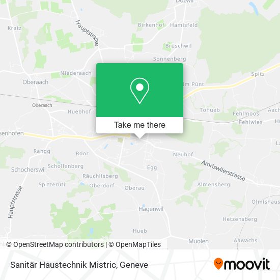 Sanitär Haustechnik Mistric map