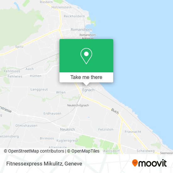 Fitnessexpress Mikulitz map