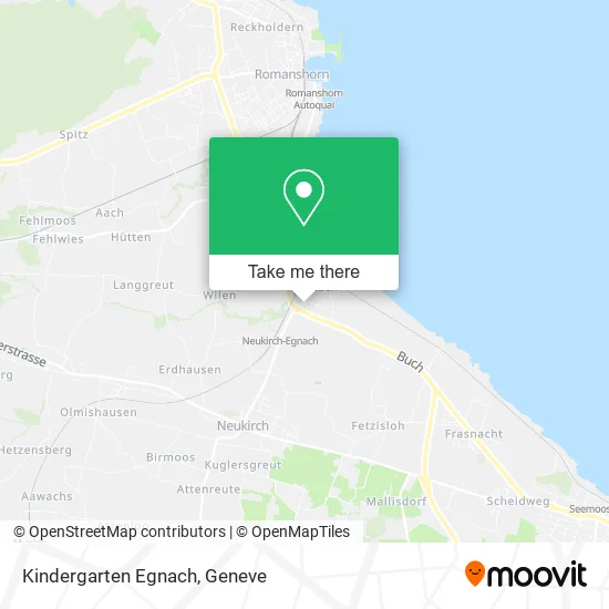Kindergarten Egnach map