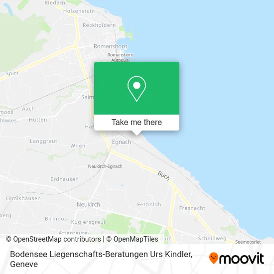Bodensee Liegenschafts-Beratungen Urs Kindler map