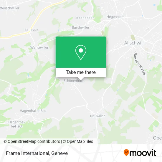 Frame International map