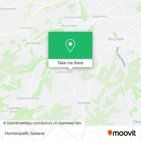 Homöopath map