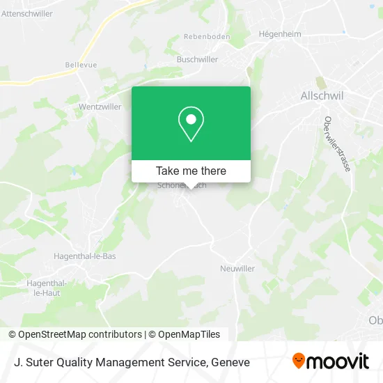 J. Suter Quality Management Service map