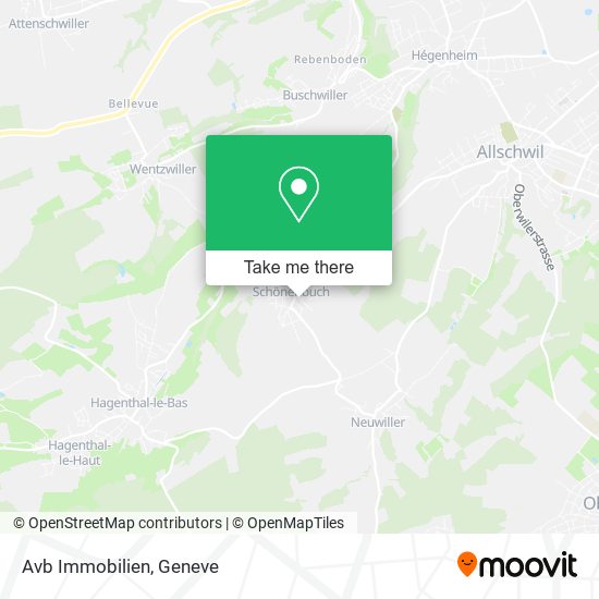 Avb Immobilien map