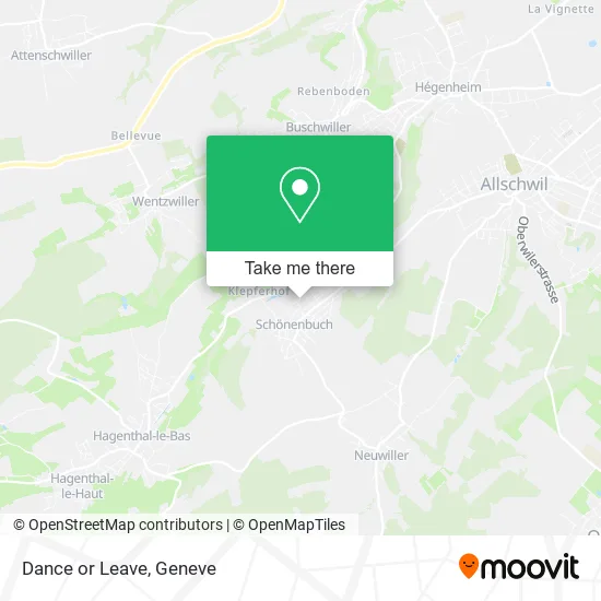 Dance or Leave map