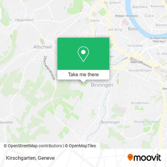 Kirschgarten map