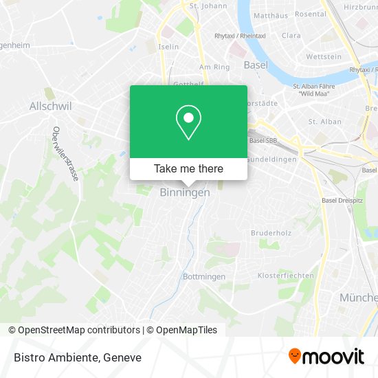 Bistro Ambiente map