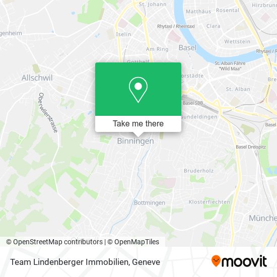 Team Lindenberger Immobilien map