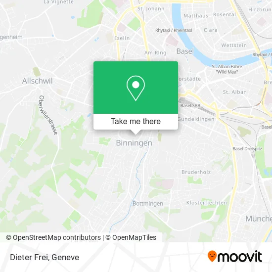 Dieter Frei map